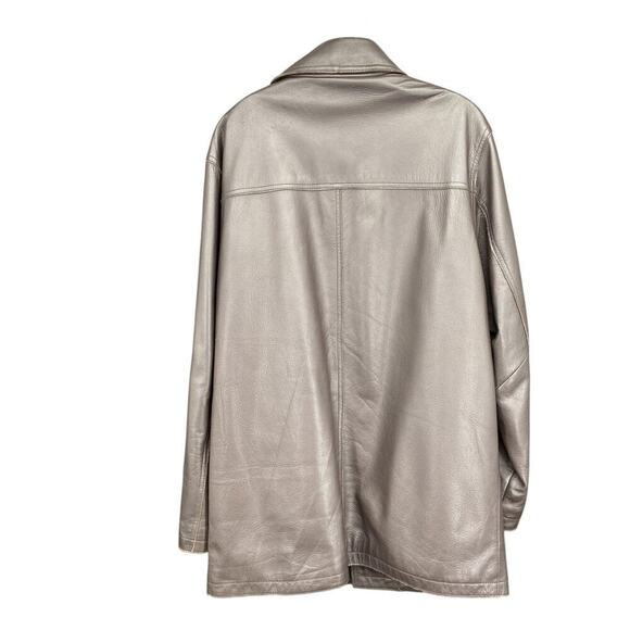 Vintage Eddie Bauer Leather Jacket (L) – Hailey Bieber Style Fall - Picture 2 of 3